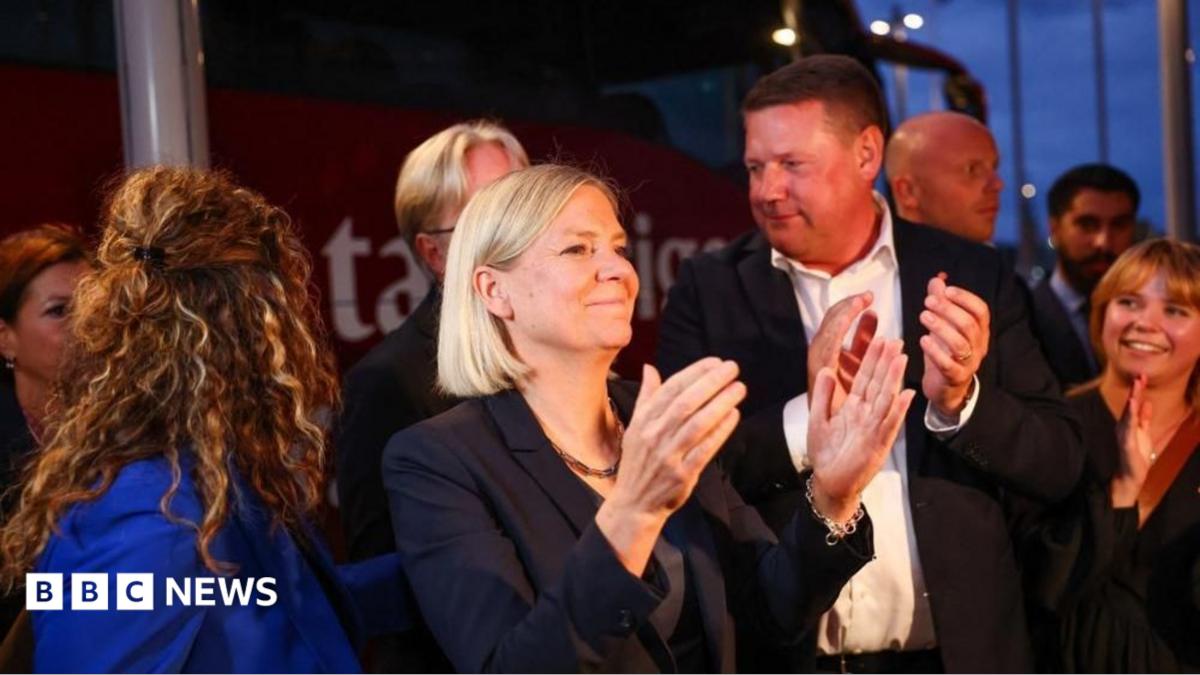 Swedish opposition have slim lead in 'too close to call' election