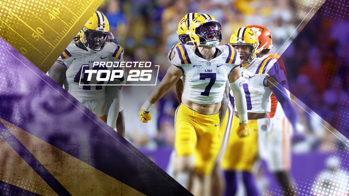 Tomorrow's Top 25 Today projects college football rankings after Week 1