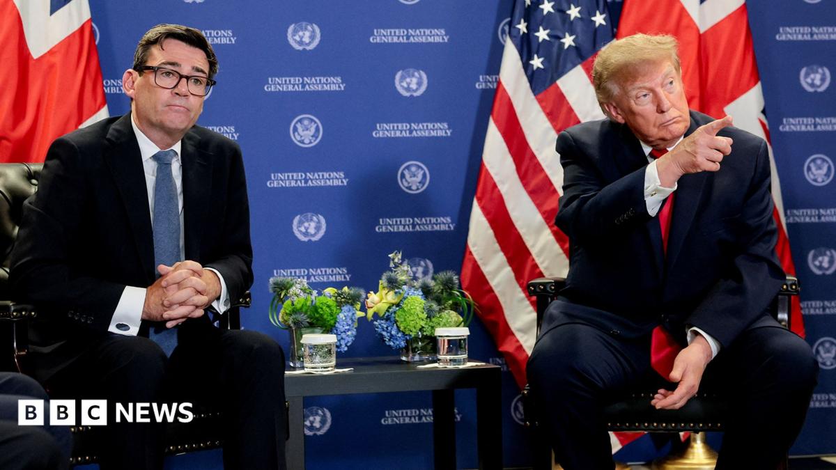 Trump says he can do business with Burnham but criticises 'terrible' Chagos deal - follow live