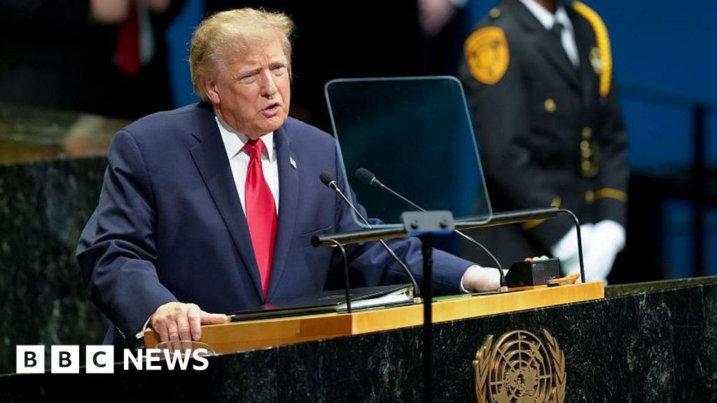 Trump threatens to 'annihilate' Iran in UN speech as officials meet on sidelines - BBC