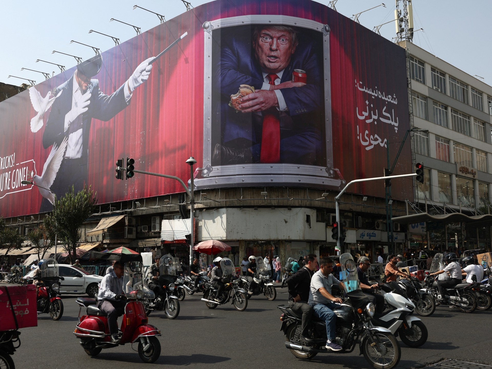 Trump vows to hit Iran hard, says US escorting dozens of ships in Hormuz | US-Israel war on Iran News
