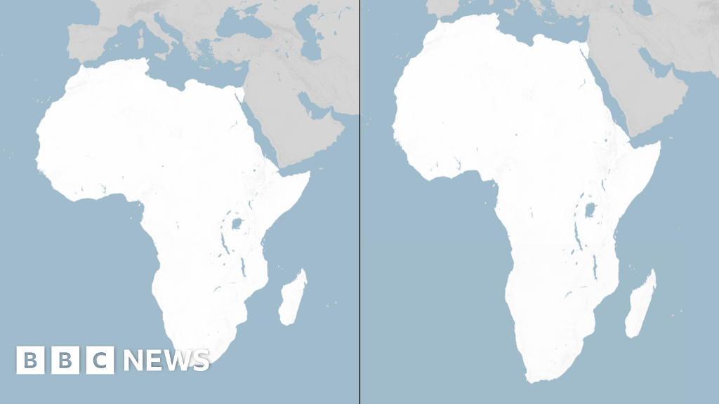 UN votes to adopt new world map to reflect Africa's true size - BBC