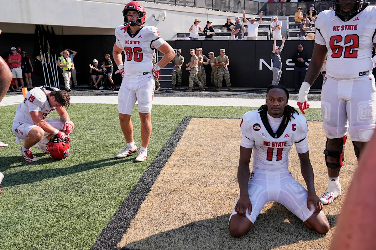 Vanderbilt wins in stunning fashion after NC State QB CJ Bailey fumbles in end zone with 1 second left