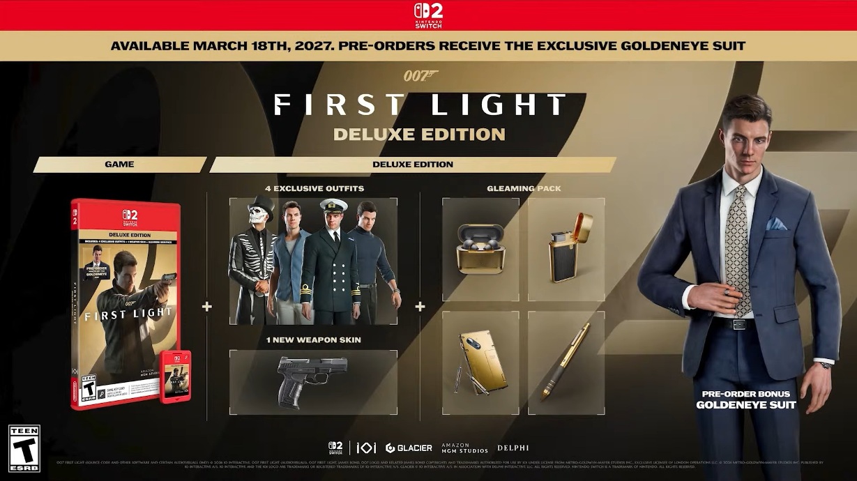 007 First Light gets Nintendo Switch 2 release date, first trailer, GoldenEye suit
