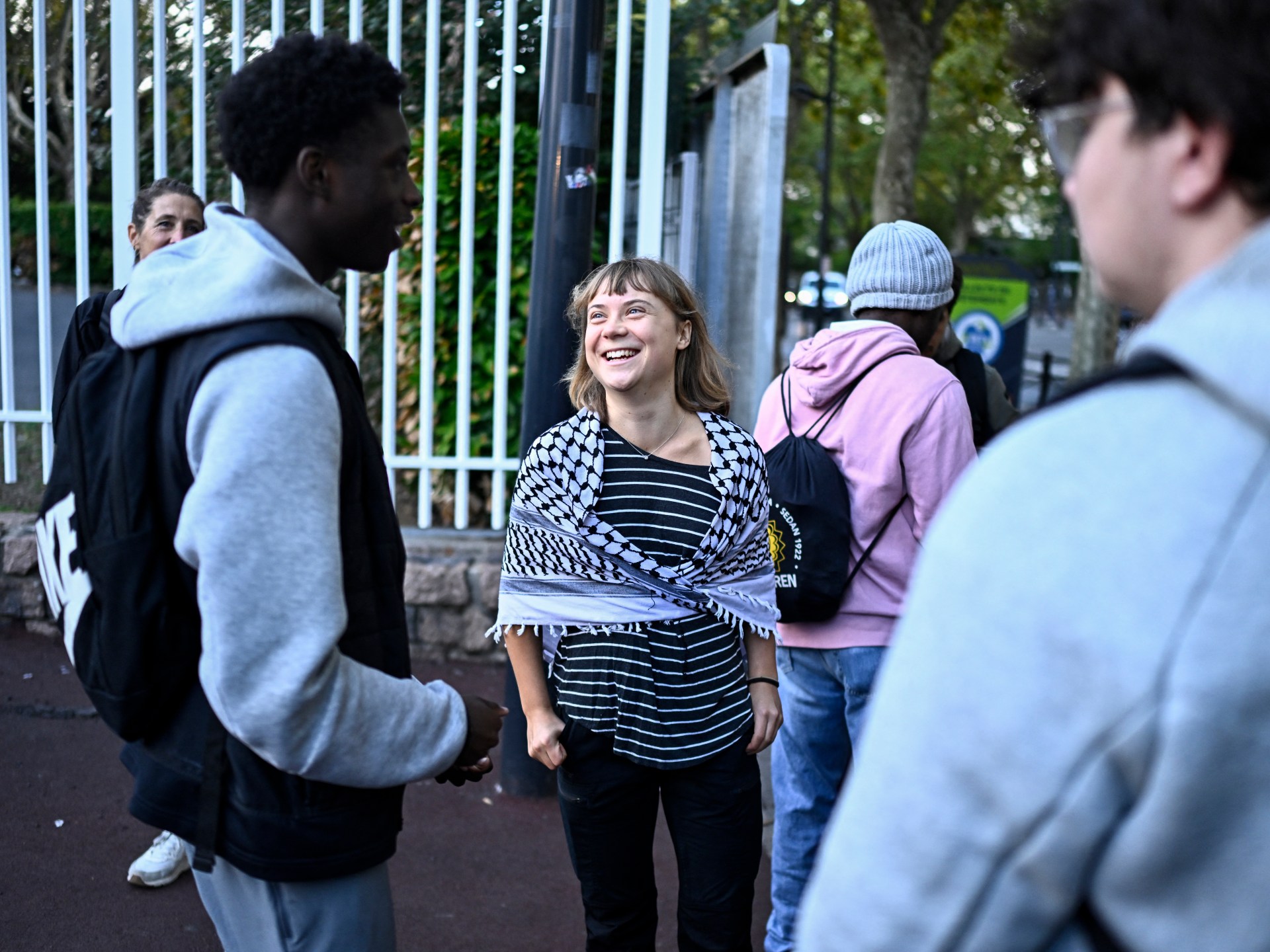Activist Greta Thunberg joins French student protests | Protests News