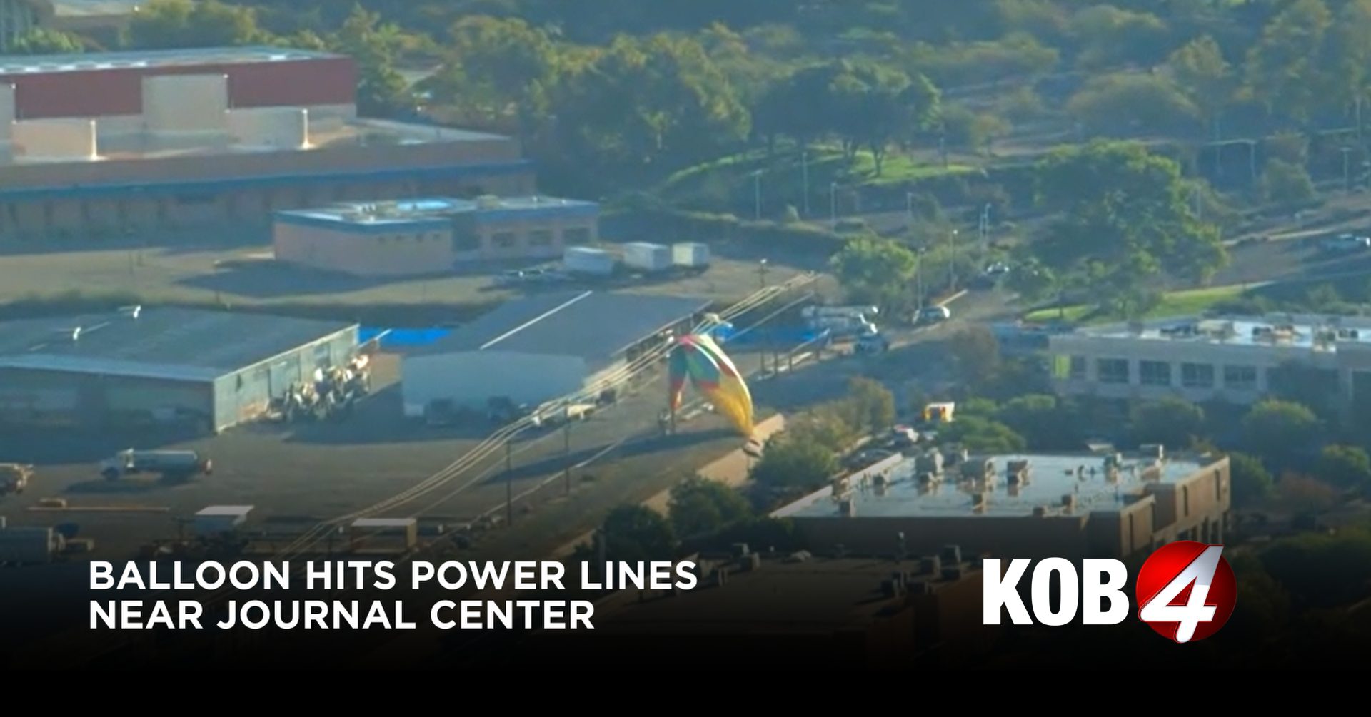 Balloon crashes near Journal Center on Day 1 of Balloon Fiesta