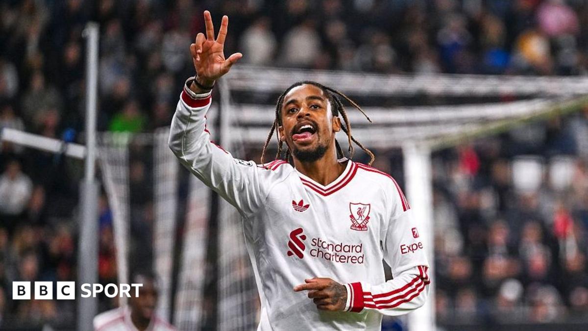 Bradley Barcola arrives in style as Liverpool beat LASK in Champions League