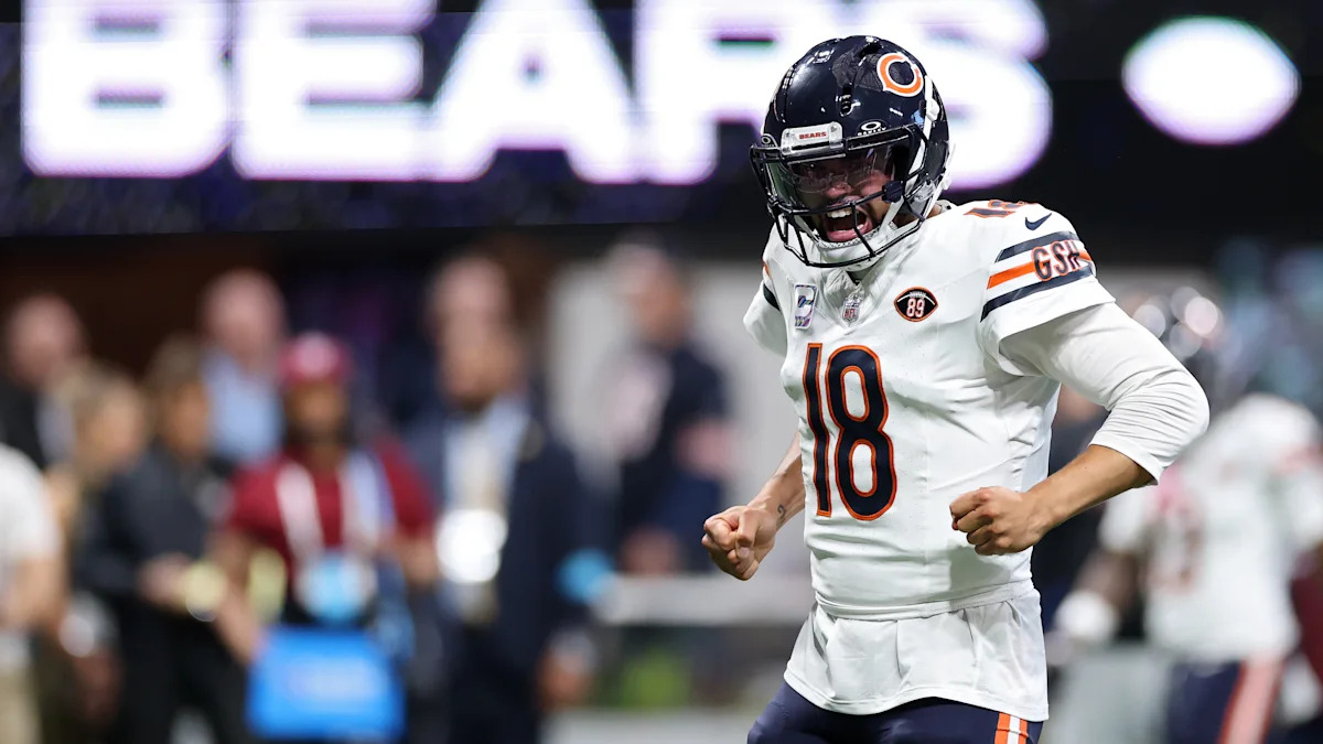 Caleb Williams is sensational in return from injury with career-best completion streak to lead Bears past Falcons