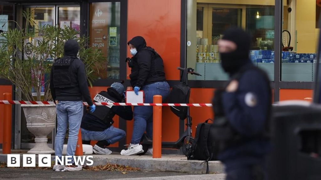 Deadly shooting near Paris is a 'racist terrorist attack', Macron says - BBC