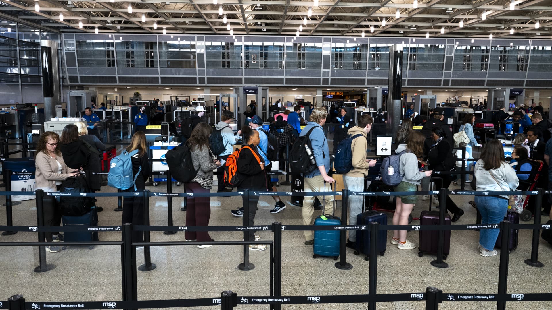 Fewer people are flying, but airlines aren't worried