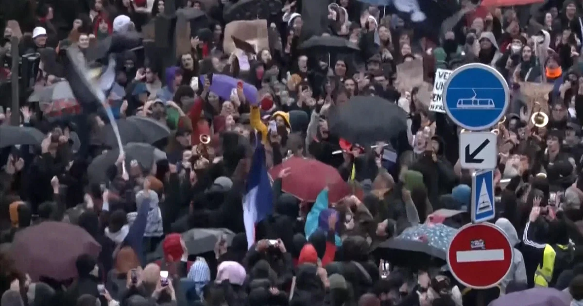 French protests continued for another weekend