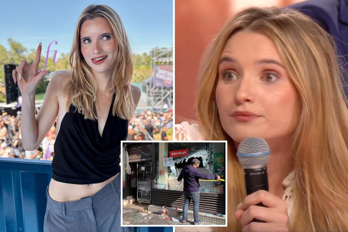 French student Lola-Fleur Whittaker mocks owners who lost stores in riots