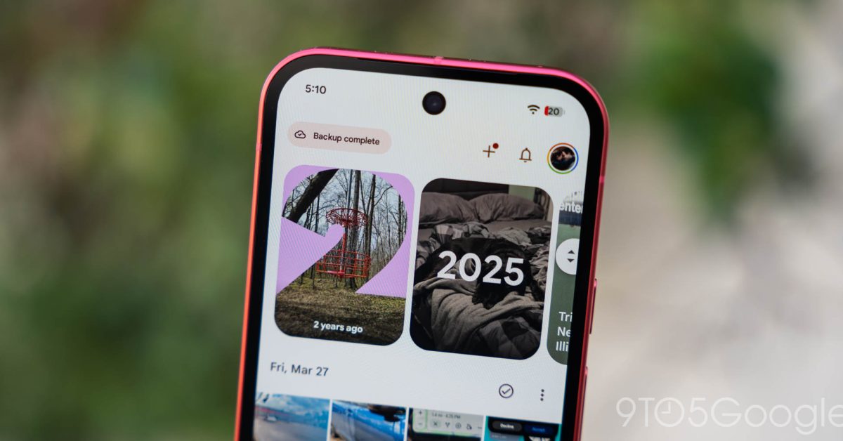 Google Photos rolls out customizable ‘Collections’ tab redesign