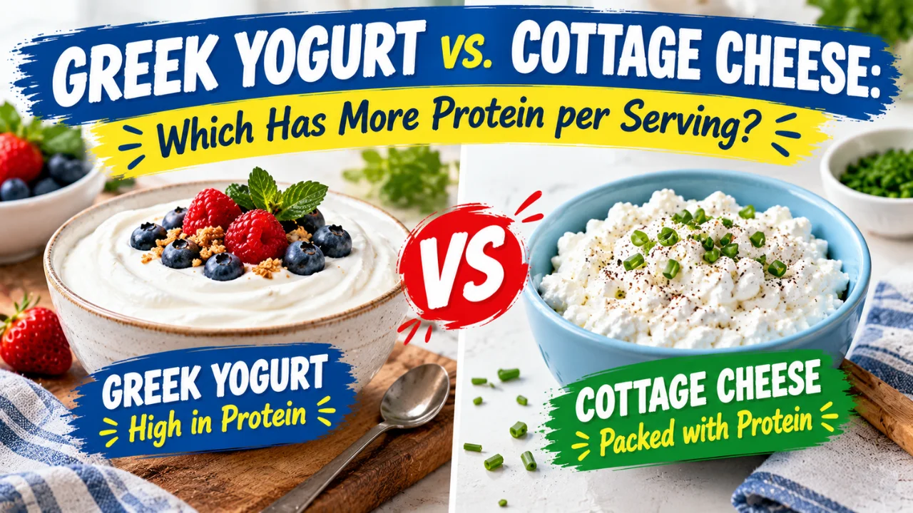Greek Yogurt vs Cottage Cheese: Which Has More Protein?