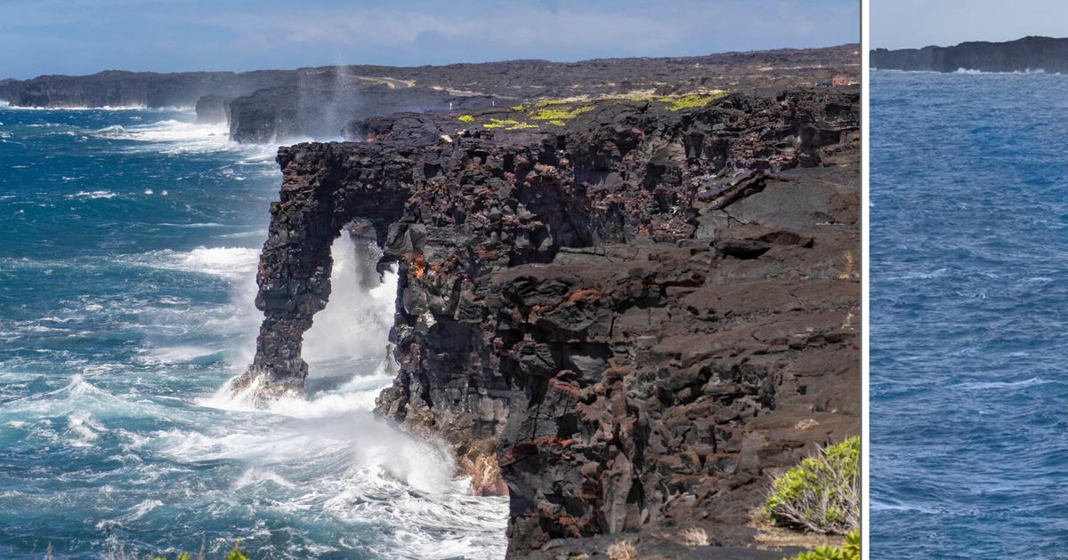 Hawaii sea arch collapses into Pacific Ocean 550 years after its formation