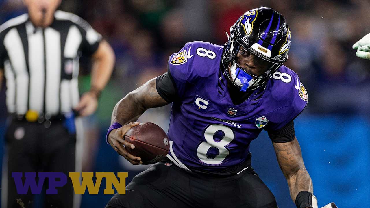 Lamar Jackson Not Practicing Following Ankle Injury