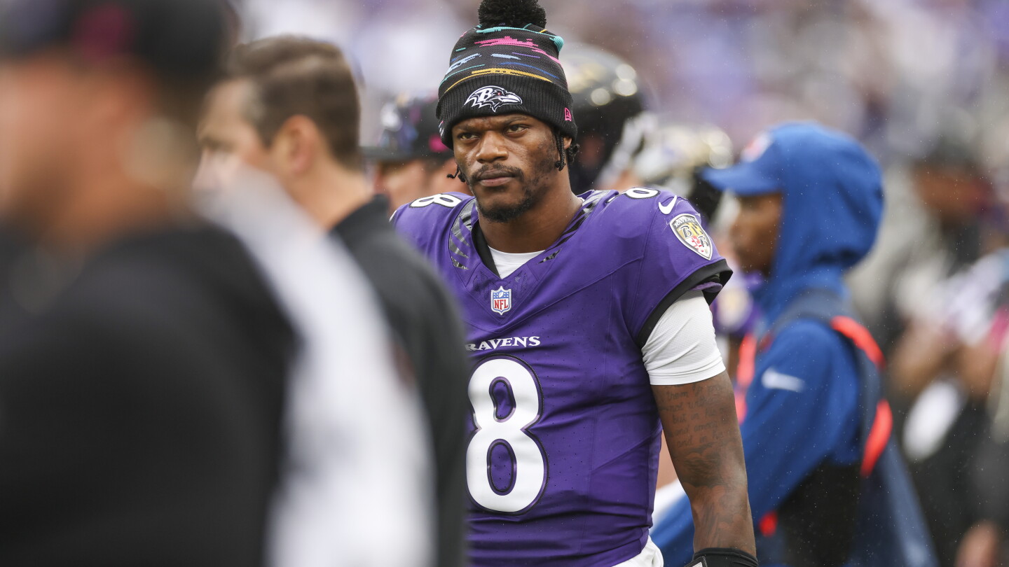 Lamar Jackson is believed to be "week to week," pending an MRI