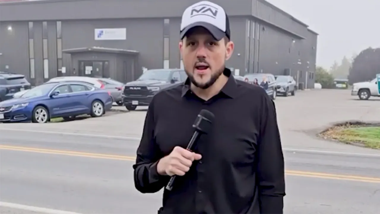 Maine Wire reporter Joe Sokol nearly run over outside Bangor clinic