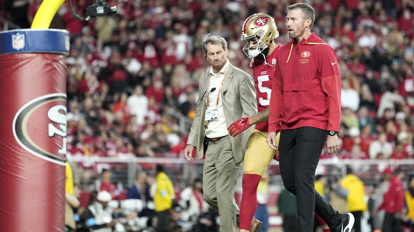 Monday Night Football: 49ers lead 20-3 at halftime, but Mike Evans leaves early
