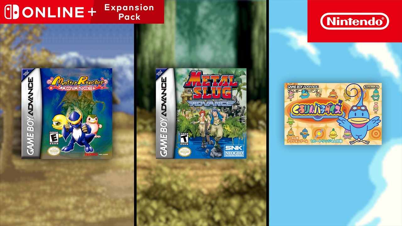 Nintendo Switch Online adds three new GBA games in October 2026 update