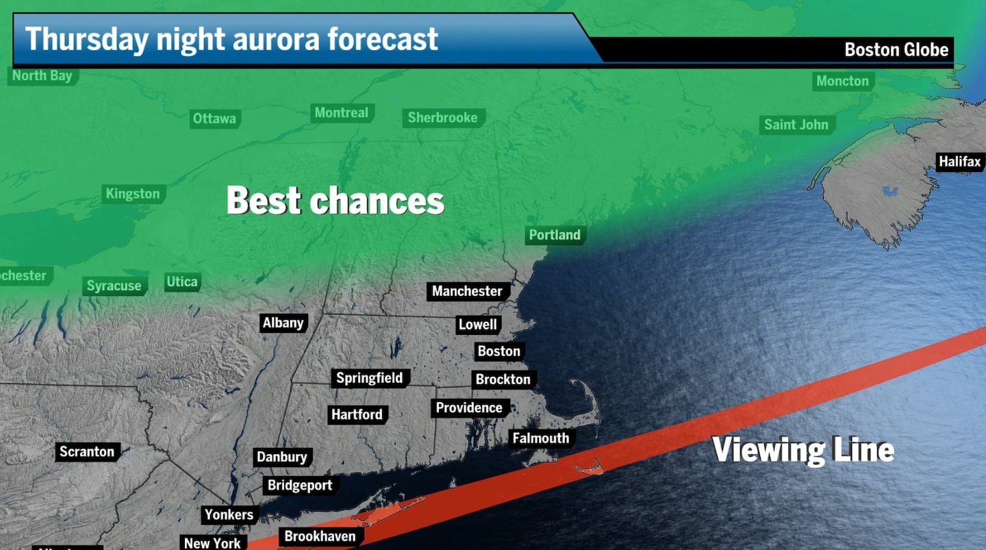 Northern lights alert: How to view tonight's aurora in New England
