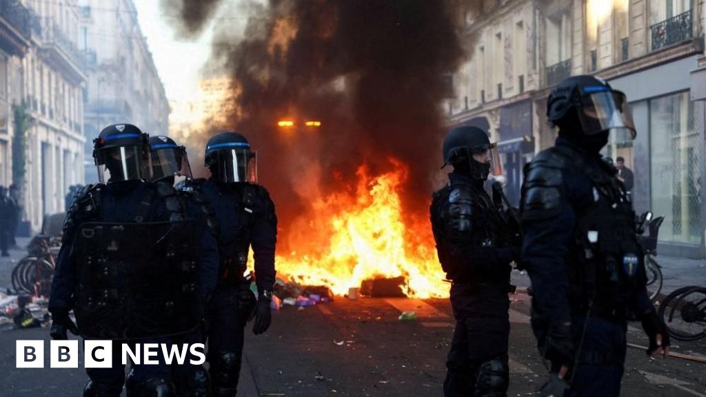 Paris extends curfew as Marseille and Lyon ban protests after riots - BBC