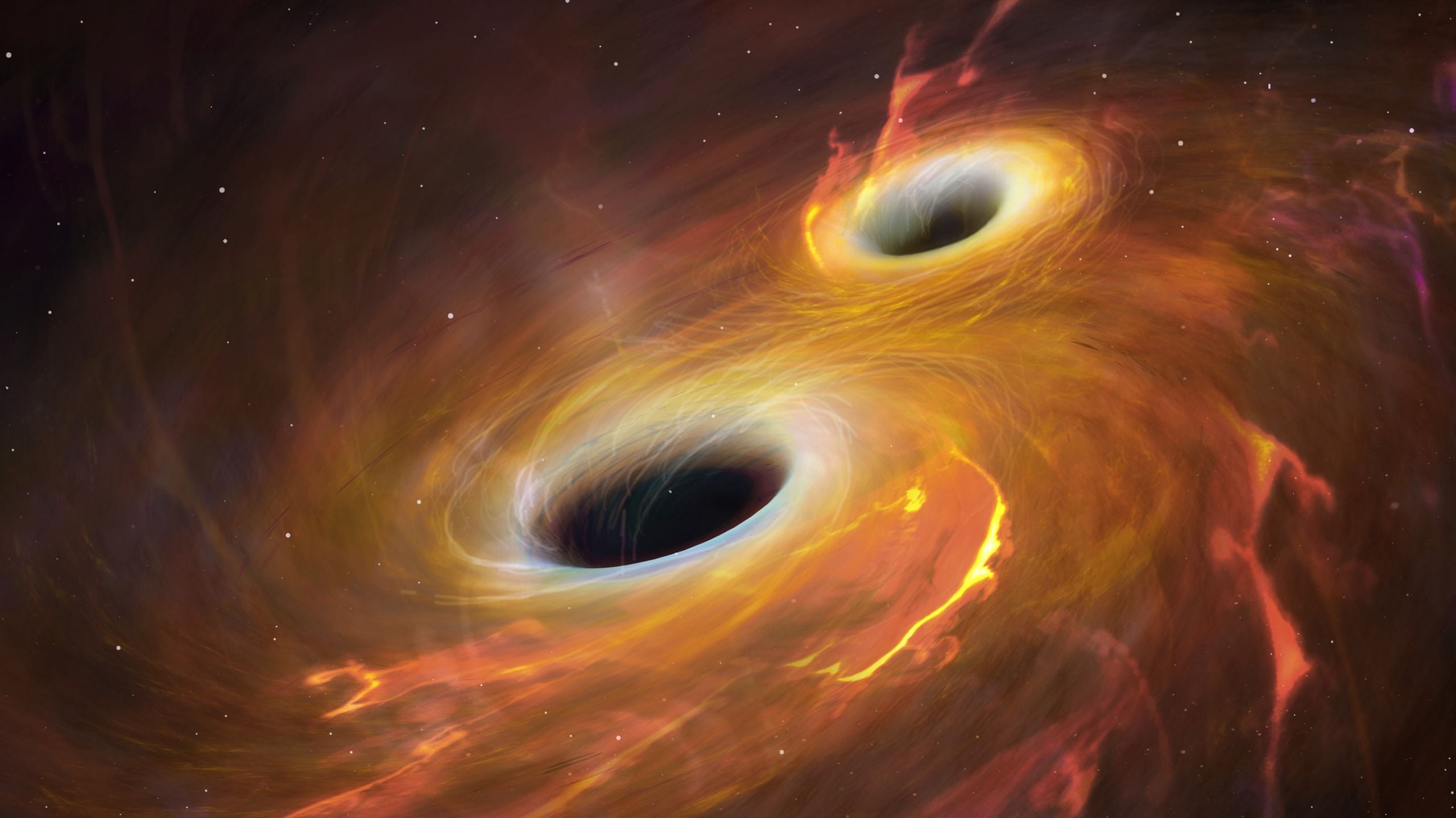 Physicists Simulated What Might Happen When Two Wormholes Collide, And Things Got Weird : ScienceAlert