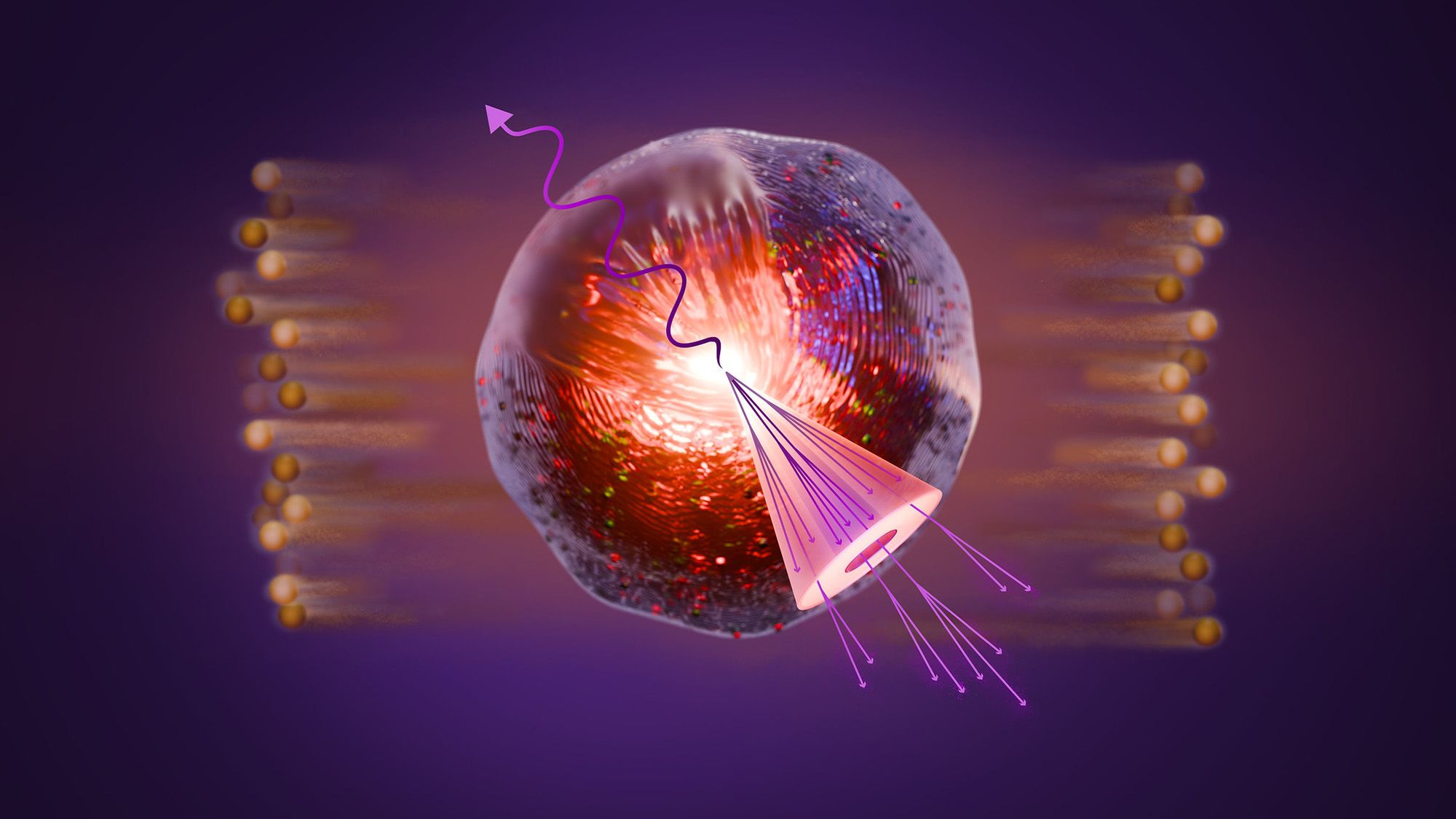 Physicists smashed gold atoms together to simulate the Big Bang ‪—‬ and they found something totally unexpected