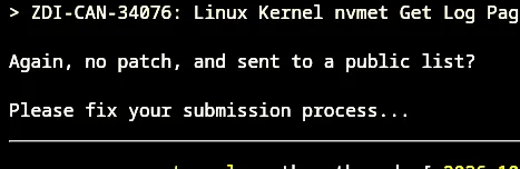 Several Linux Kernel Vulnerabilities Accidentally Posted To Public Kernel Mailing List