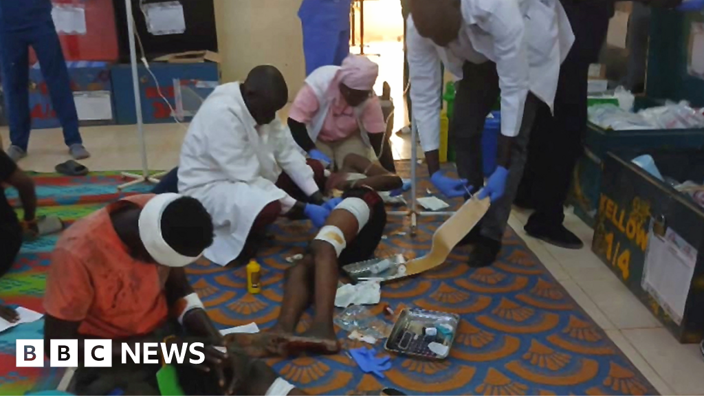 Sudan army drones hit mourners and fuel market killing more than 300 people, sources say