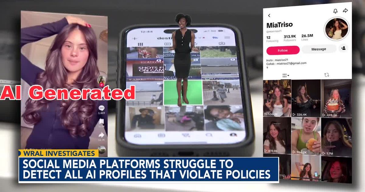The “influencer who doesn’t exist”: Social media platforms struggle to detect AI profiles :: WRAL.com