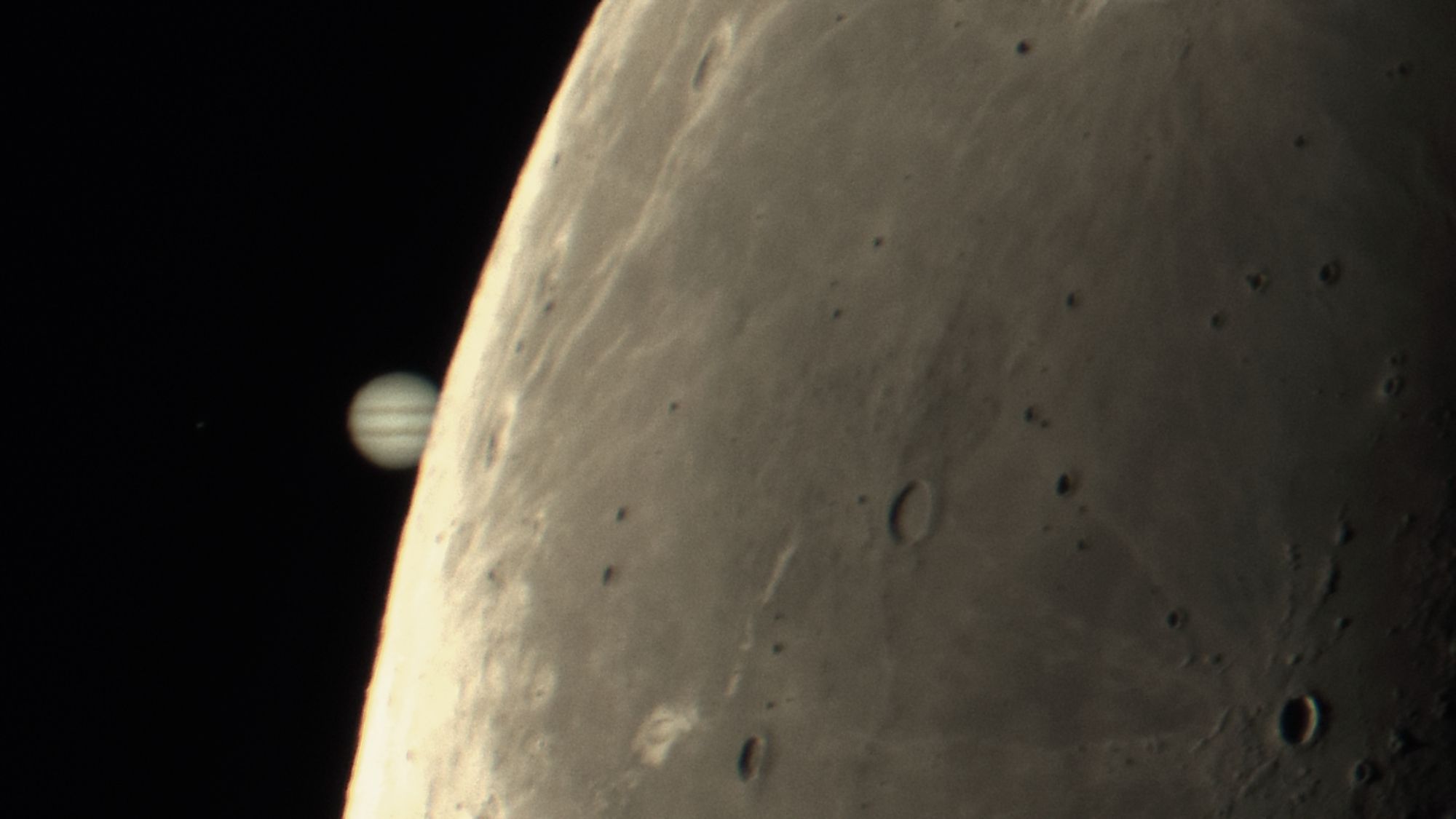 The moon hides Jupiter in spectacular photographs of October's lunar occultation