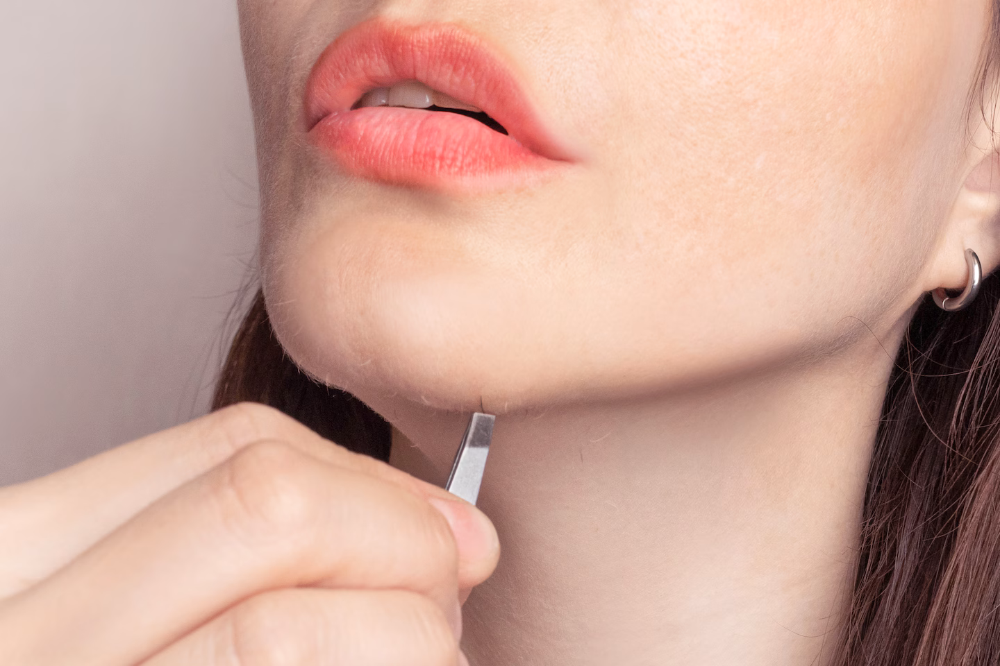 What causes random chin hairs and what to do about them