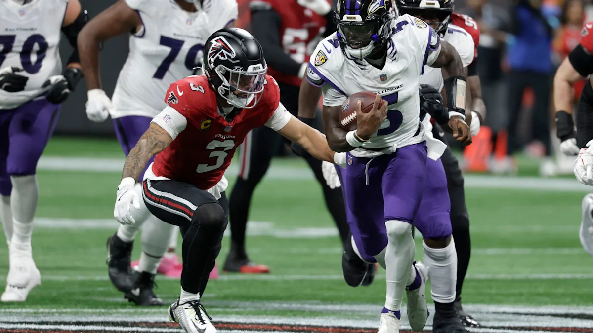 Without Lamar Jackson, Ravens get a huge comeback win over Falcons behind Tyler Huntley