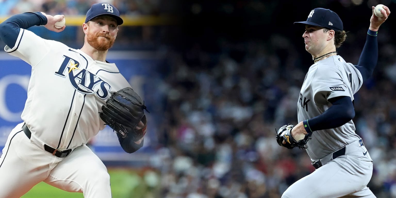 Yankees-Rays pitching matchups for 2026 ALDS