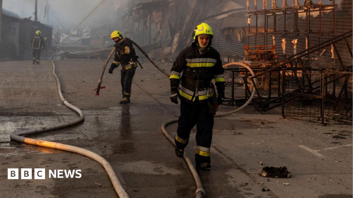 Zelensky condemns 'vile' large-scale Russian attacks that killed 22